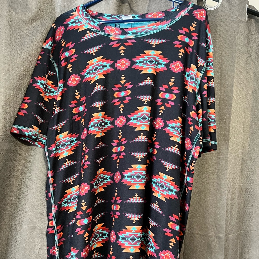 Crazy Train Barnwood Babe Top 3X